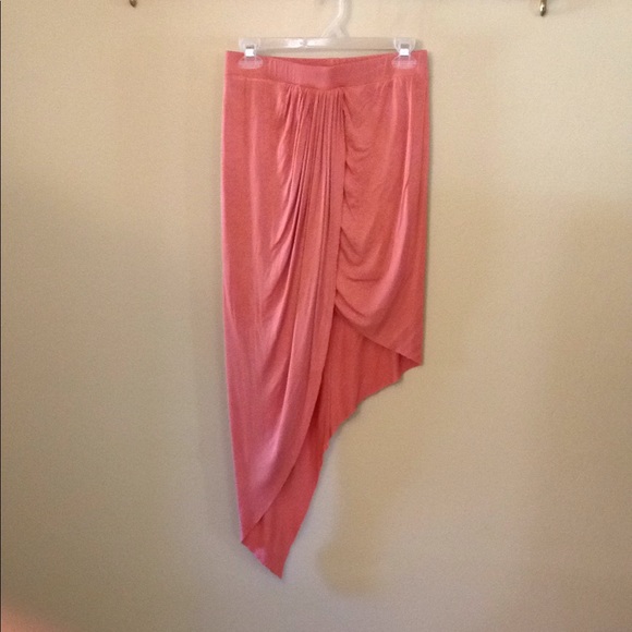 AKIRA Dresses & Skirts - AKIRA Chicago Peach Asymmetrical Skirt